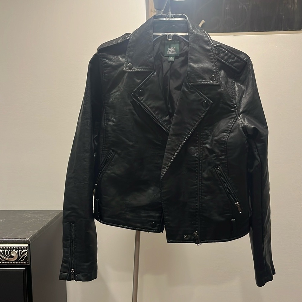 Black leather Jacket